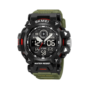 Ψηφιακό/αναλογικό ρολόι χειρός - 2226 - Green