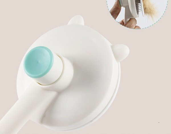 Χτένα βουρτσίσματος κατοικιδίων με εργονομικό σχεδιασμό και ανοξείδωτα δόντια.