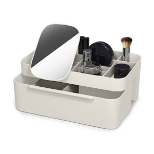 Θήκη οργανώσης καλλυντικών με καθρέπτη και συρτάρι
