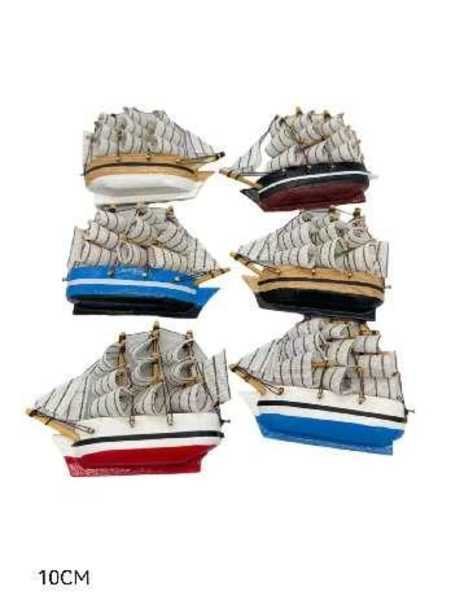 Διακοσμητικό Souvenir μαγνητάκι - Καραβάκι ιστιοφόρο - 008 - 921539 - Image 3