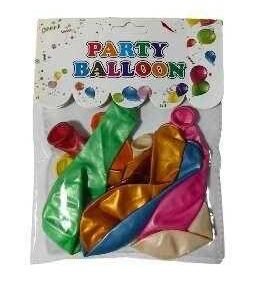 Σετ μπαλόνια περλέ - 12pcs - 013625