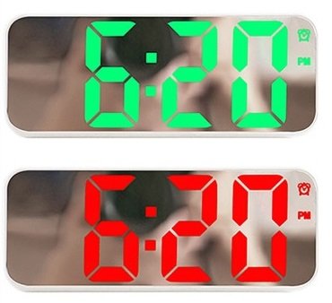 Ψηφιακό ρολόι – Ξυπνητήρι - 668 - 006681 - White - Image 4