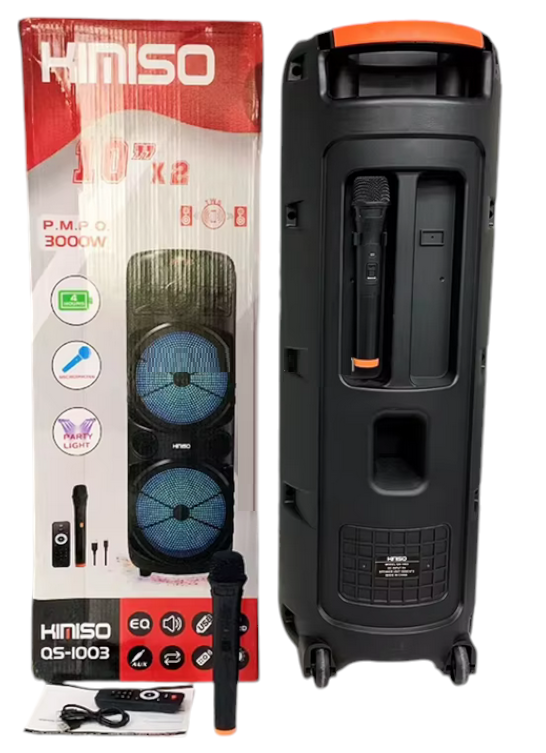 Φορητό ηχείο subwoofer με μικρόφωνο - QS-1003 - KMS - 813102 - Image 4