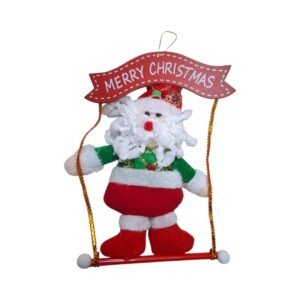 Χριστουγεννιάτικη λούτρινη κούκλα Άγιος Βασίλης - Κρεμαστή - HXY94056A - 501616