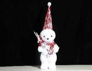 Χριστουγεννιάτικο διακοσμητικό Αρκουδάκι - 24C-12 - 57*16cm - 024128