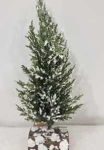 Χριστουγεννιάτικο επιτραπέζιο διακοσμητικό δεντράκι - YY24XS-XRC-032 - 30cm - 715118