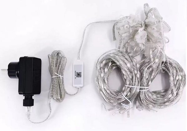 Χριστουγεννιάτικα φώτα LED με App ελέγχου - Κουρτίνα - IC - 1m*1m - RGB - 272335 - Image 5