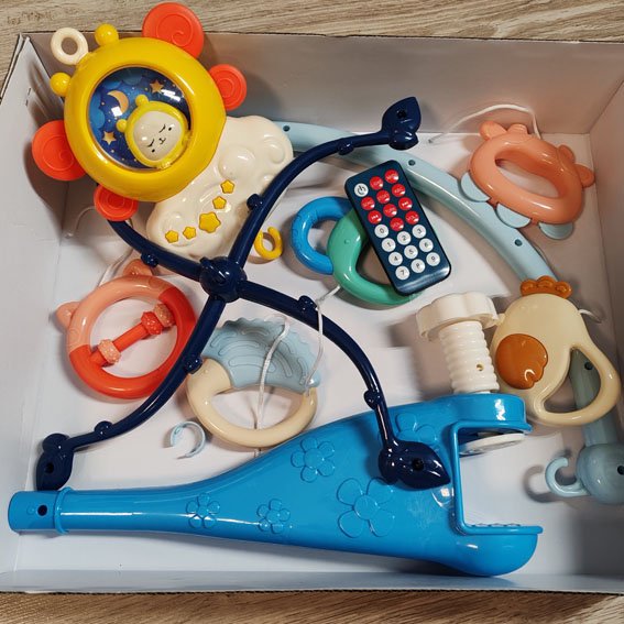 Βρεφικό μουσικό περιστρεφόμενο καρουζέλ κούνιας - BM1210 - 730296 - Image 3