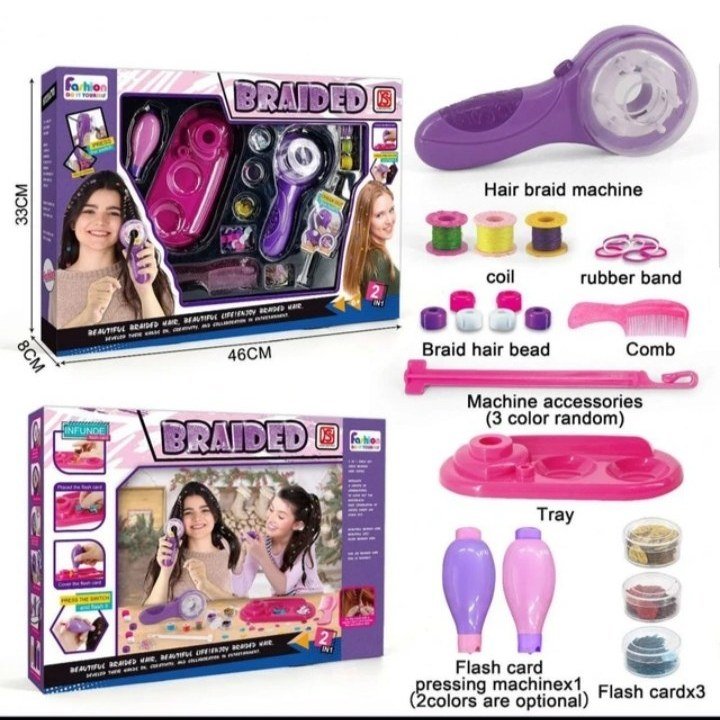 Σετ για πλεξουδάκια μαλλιών με σχέδια - 921DIY - 730207 - Image 3