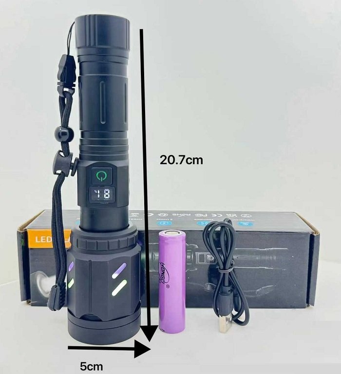 Επαναφορτιζόμενος φακός LED - L88 - 123576 - Image 3