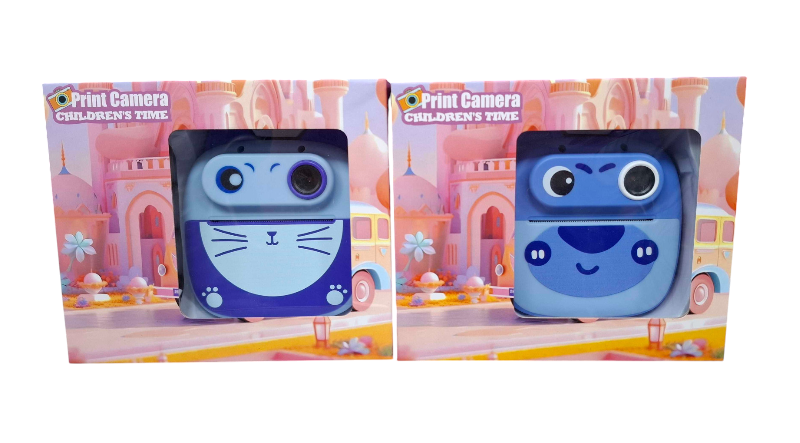 Παιδική Instant φωτογραφική μηχανή με εκτυπωτή - D6 - 811801 - Blue - Image 5
