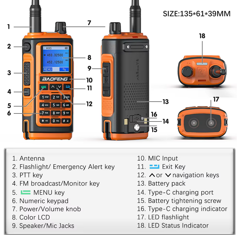 Φορητός πομποδέκτης - UV17 - Baofeng - 920170 - Green - Image 5