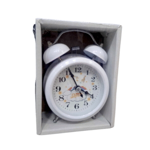 Επιτραπέζιο ρολόι - Ξυπνητήρι - 3301-6 - 330130 - White