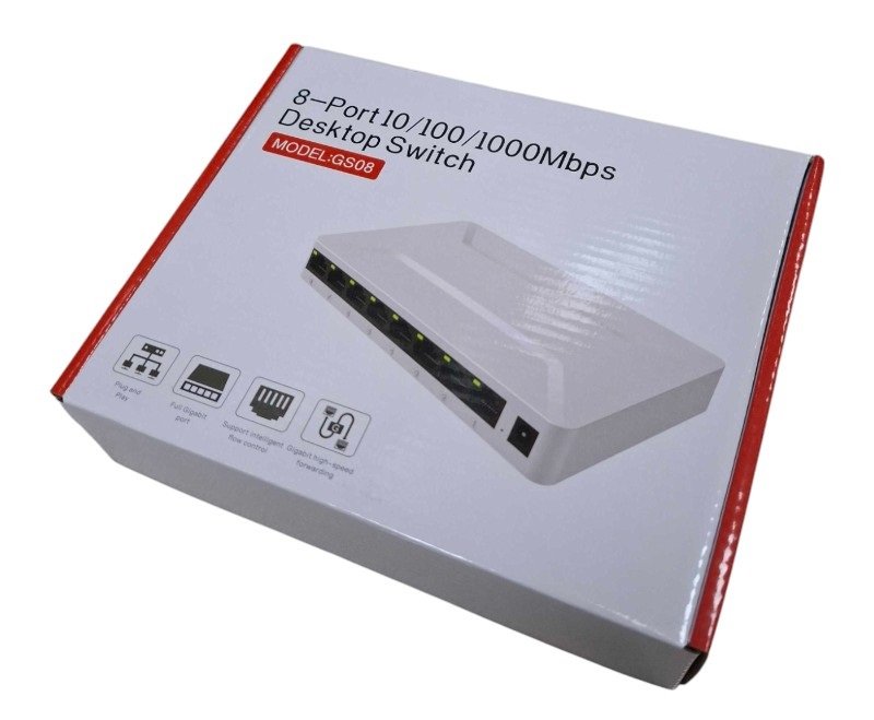Switch με 8 θύρες Ethernet - GS08AS-8 - 812044 - Image 4