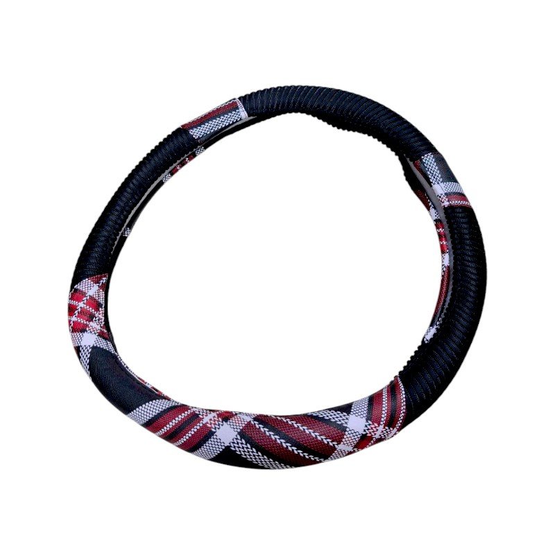 Κάλυμμα τιμονιού αυτοκινήτου AL-13 σε σκούρο κόκκινο χρώμα