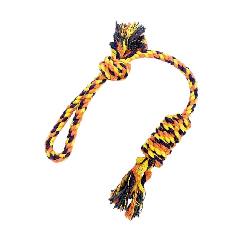 Παιχνίδι σκύλου σχοινί με κόμπους - 50cm - 12pcs - 550623