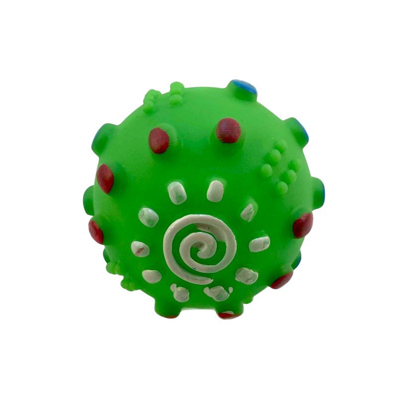 Παιχνίδι σκούλου μπαλάκι μασητικό 8cm με Squeaker