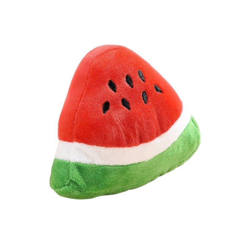 Λούτρινο παιχνίδι σκύλου σε σχήμα καρπούζι