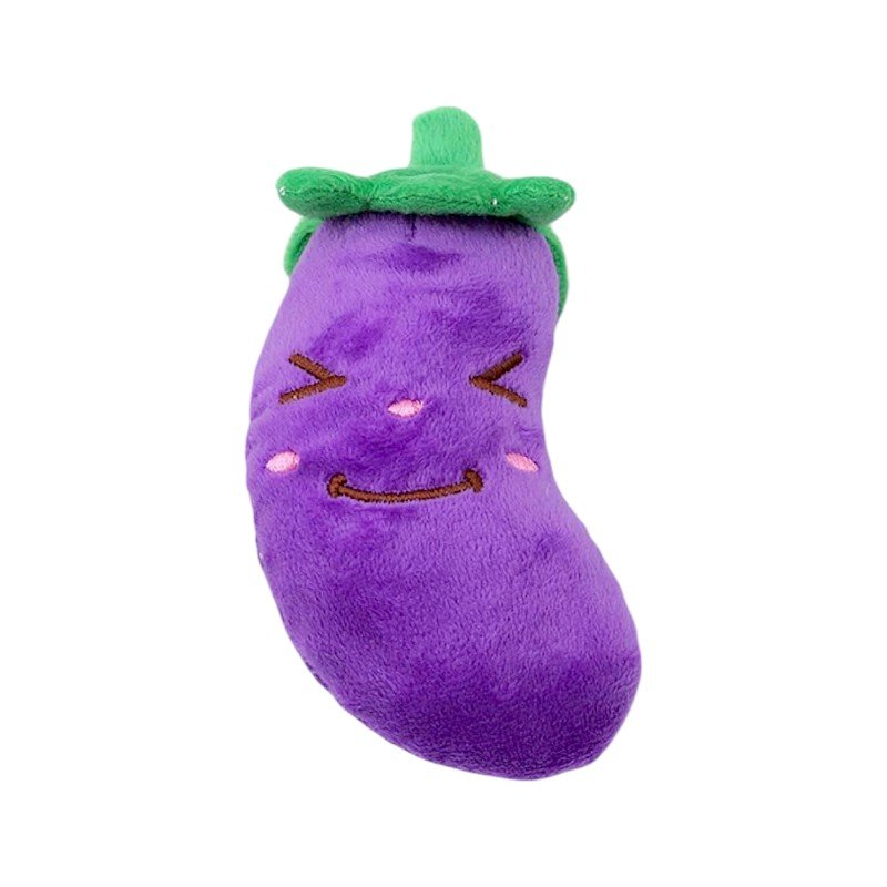 Λούτρινο παιχνίδι σκύλου σε μορφή μελιτζάνας