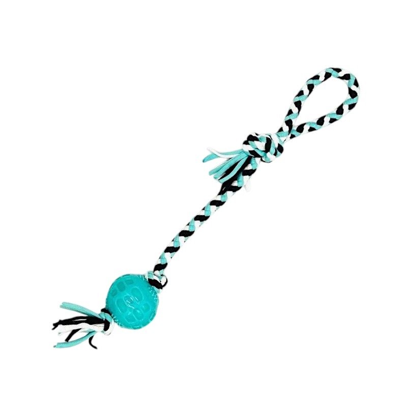 Υφασμάτινο παιχνίδι σκύλου με μπάλα 48cm σε ποικιλία χρωμάτων