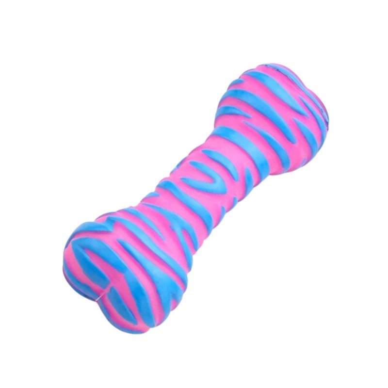 Παιχνίδι σκύλου Latex κόκκαλο σε διάφορα χρώματα