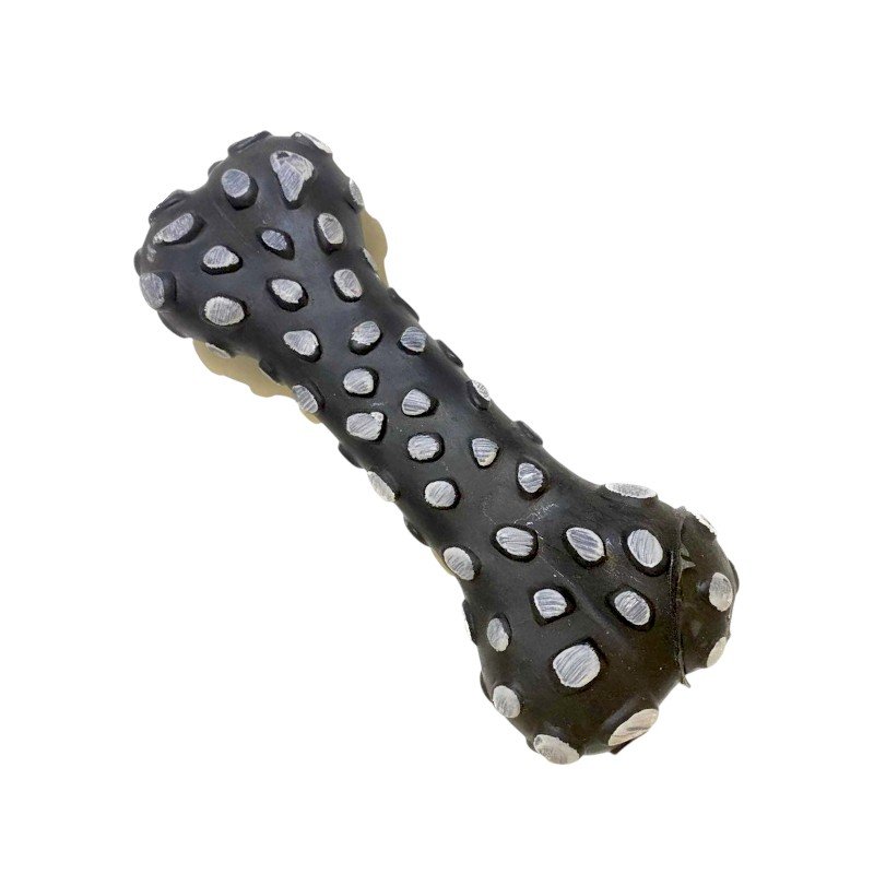 Παιχνίδι σκύλου Latex κόκκαλο σε έντονα χρώματα