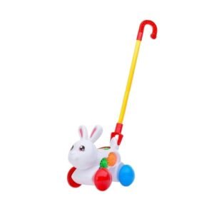 Συρόμενο παιχνίδι Κουνελάκι - 0517 - 117290 - White