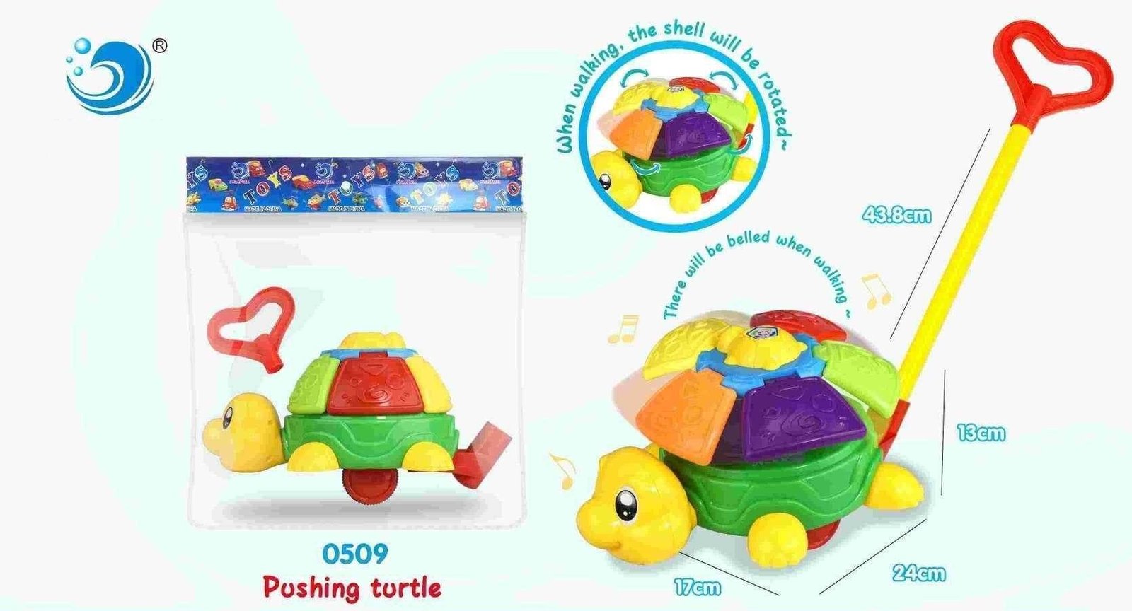 Συρόμενο παιχνίδι Χελωνάκι - 0509 - 117274 - Image 3