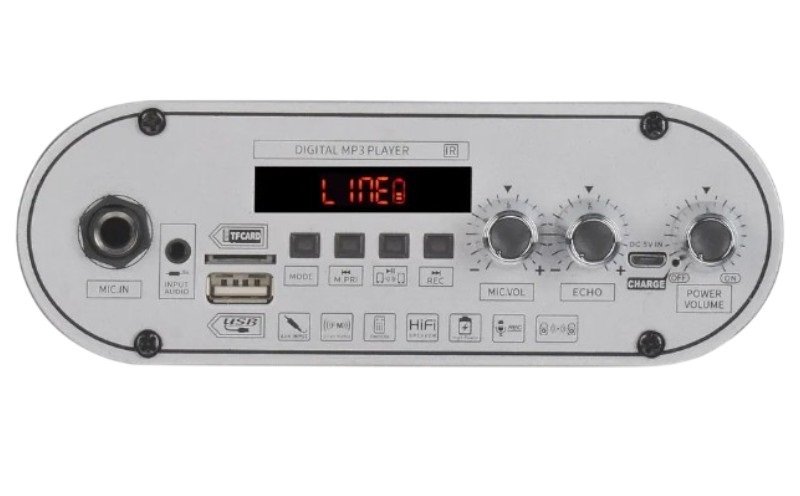 Ασύρματο ηχείο Bluetooth με μικρόφωνο Karaoke - NDR-16A - 417072 - Image 3