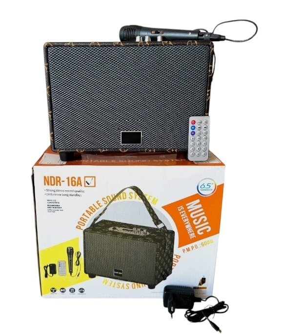 Ασύρματο ηχείο Bluetooth με μικρόφωνο Karaoke - NDR-16A - 417072 - Image 4