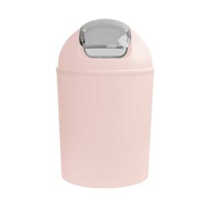 Κάδος απορριμμάτων μπάνιου πλαστικός - Light Pink - 21653