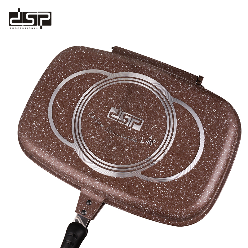 Διπλό αντικολλητικό τηγάνι Grill - CA007-F40-Brown - DSP - 610537 - Image 4