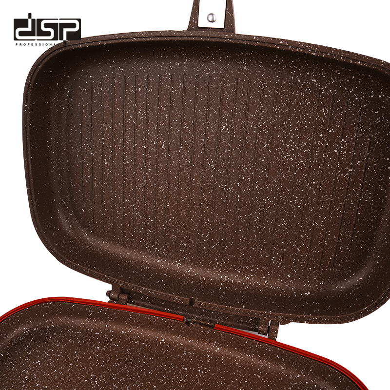 Διπλό αντικολλητικό τηγάνι Grill - CA007-F40-Brown - DSP - 610537 - Image 5