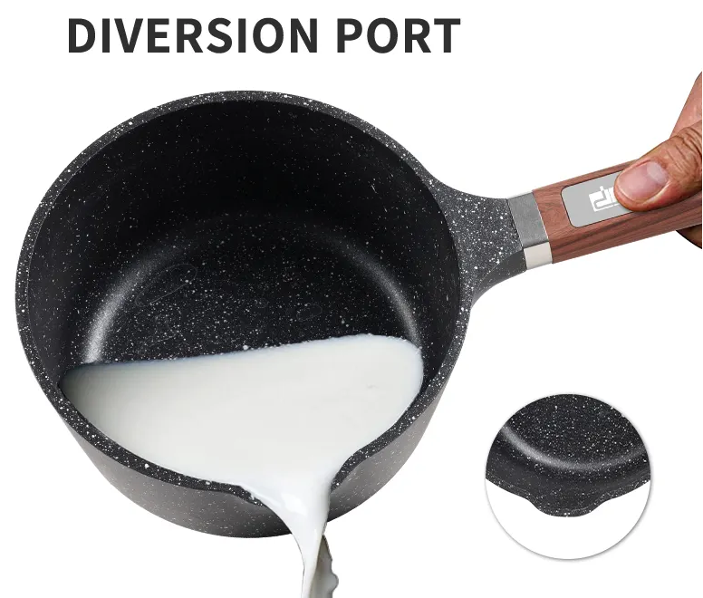 Γαλατιέρα αντικολλητική με καπάκι - 1.45L - CA005-A16-Black - DSP - 612432 - Image 4