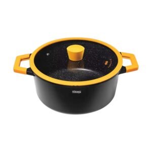 Κατσαρόλα αντικολλητική - 7L - CA002-B28-Black - DSP - 563400