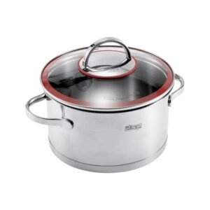 Κατσαρόλα ανοξείδωτη με καπάκι - 2.6L - CS003-B18 - DSP - 561734