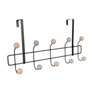 Μεταλλική κρεμάστρα πόρτας 5 θέσεων - 57904