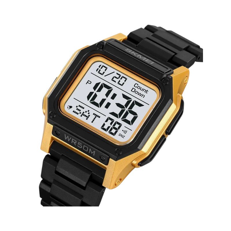 Ψηφιακό ρολόι χειρός - Skmei - 2264 - Gold/White