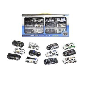 Σετ μεταλλικά αυτοκινητάκια - Police - XL2212 - 215276
