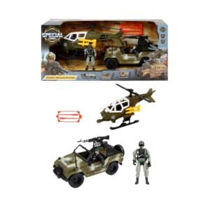 Σετ πολεμικό όχημα & ελικόπτερο με αξεσουάρ - H3109-25 - 215455