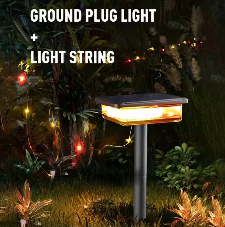 Επαναφορτιζόμενη γιρλάντα φωτισμού LED με ηλιακό πάνελ - YD2332 - 419208 - Image 3