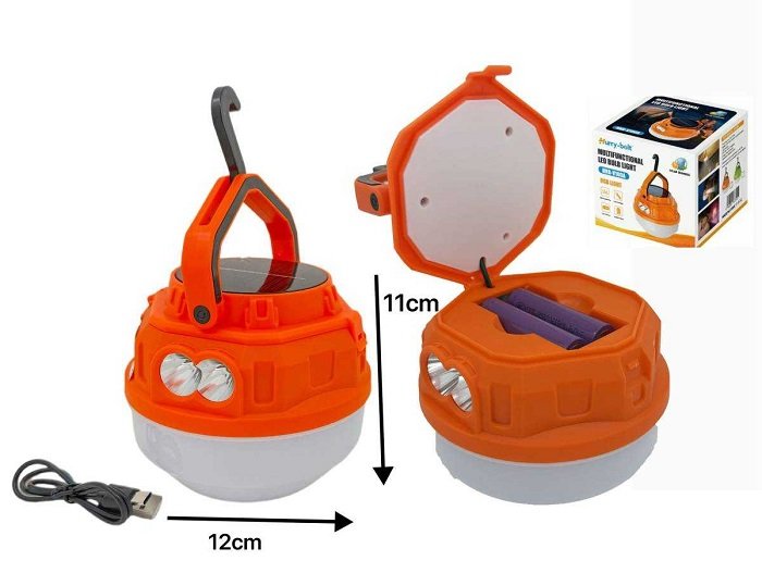 Επαναφορτιζόμενη λάμπα LED κρεμαστή με ηλιακό πάνελ - V100 - 419307 - Image 3