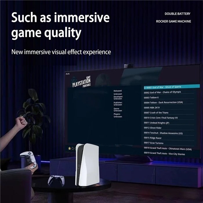 Κονσόλα παιχνιδιών με 2 χειριστήρια - Q10 128G - 812327 - Image 3