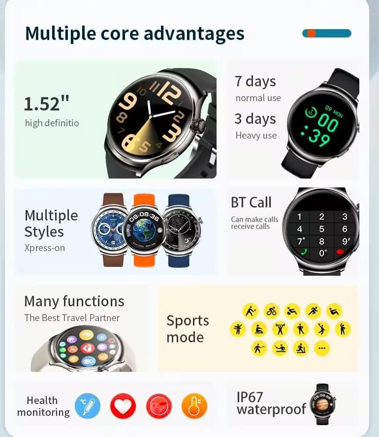 Smartwatch - Z93 PRO - 880815 - Black - Image 3