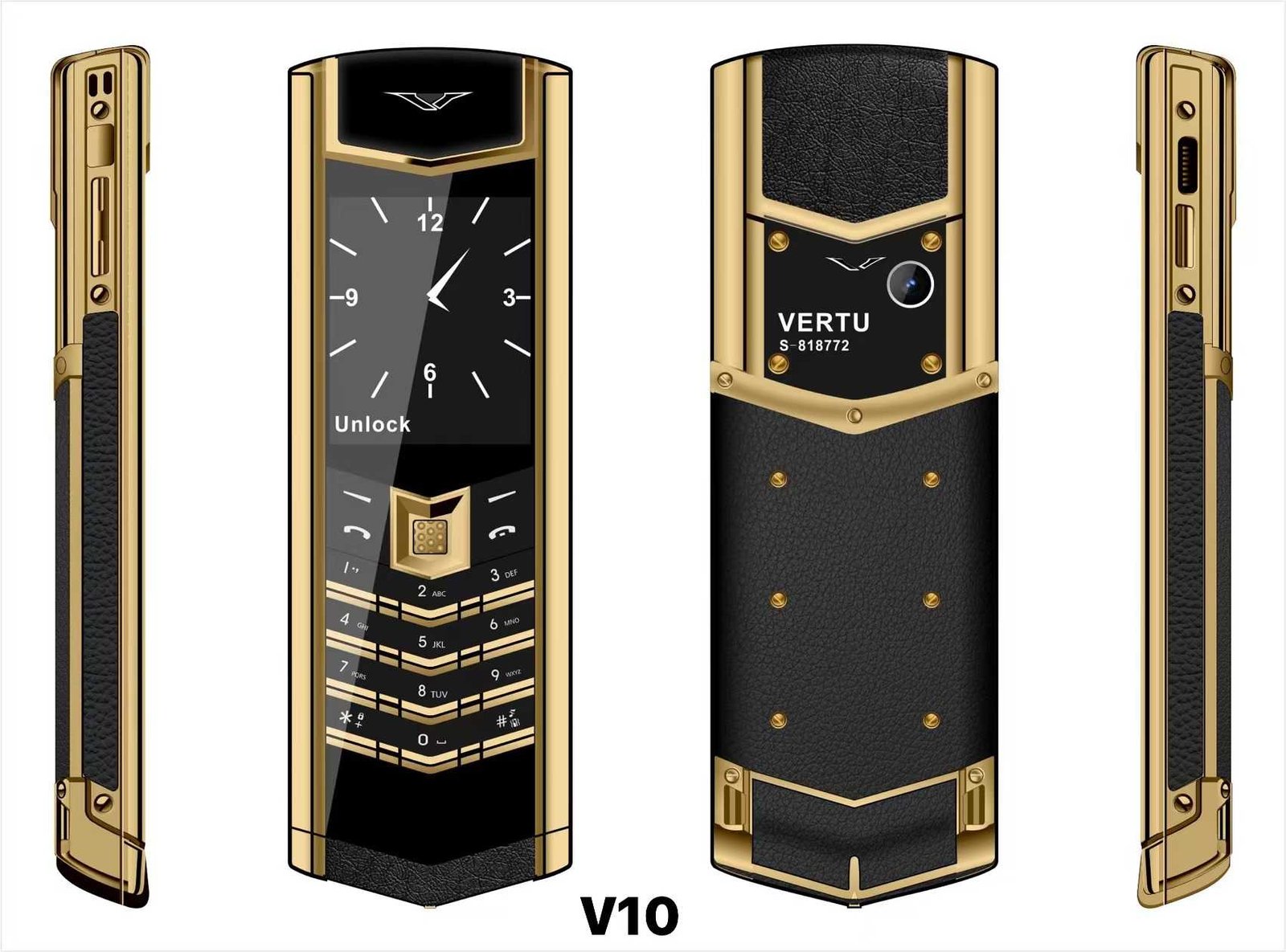 Κινητό τηλέφωνο - V10 - Dual Sim - 812198 - Black - Ελληνικό μενού - Image 3