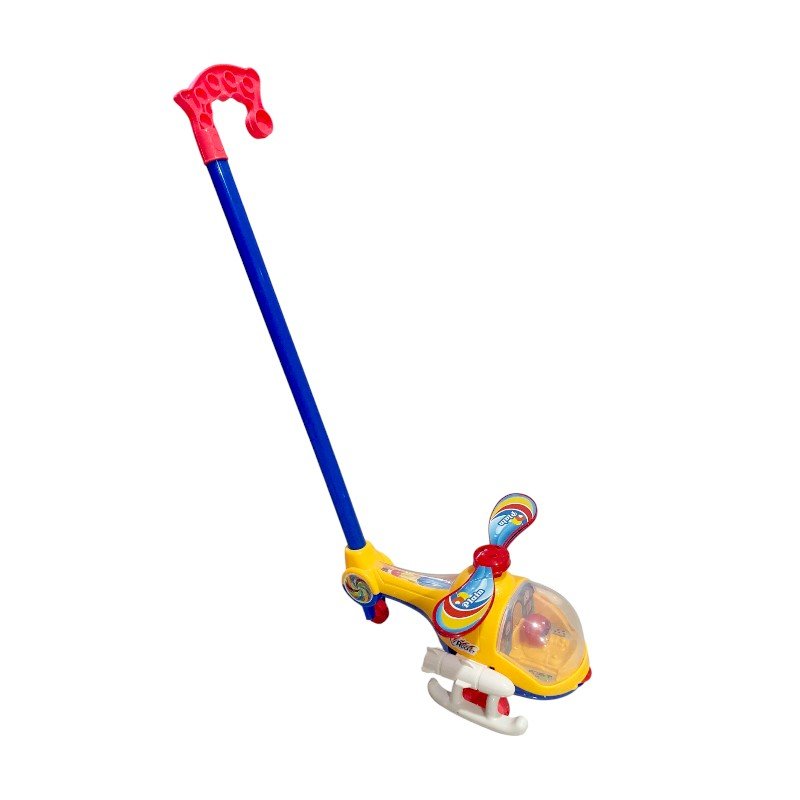 Συρόμενο παιχνίδι Αεροπλανάκι - 8581A - 117270 - Yellow