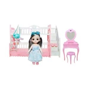 Σετ κούκλα με έπιπλα και αξεσουάρ - P800016 - 215362