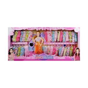 Σετ κούκλα με ρούχα & αξεσουάρ - 618-211 - 215374