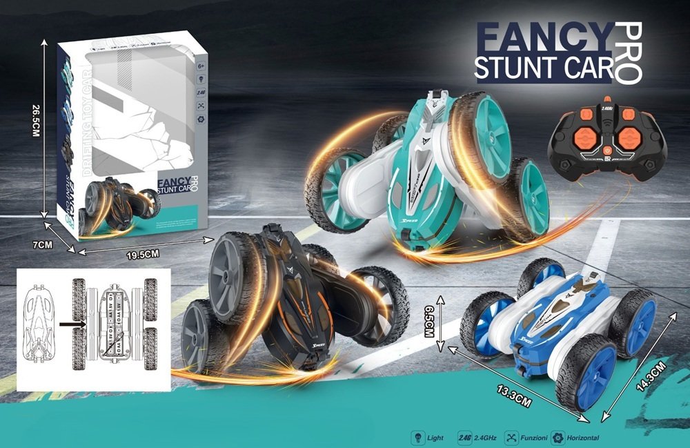 Τηλεκατευθυνόμενο αυτοκίνητο Stunt για ακροβατικά - 9900-166A - 215441 - Image 3