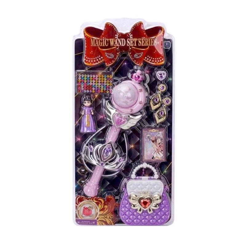Σετ μαγικό ραβδί LED με αξεσουάρ ομορφιάς - 608A147 - 215184